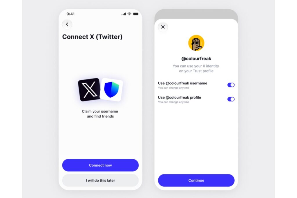 暗号資産のTrust Wallet、Xに連携機能追加か